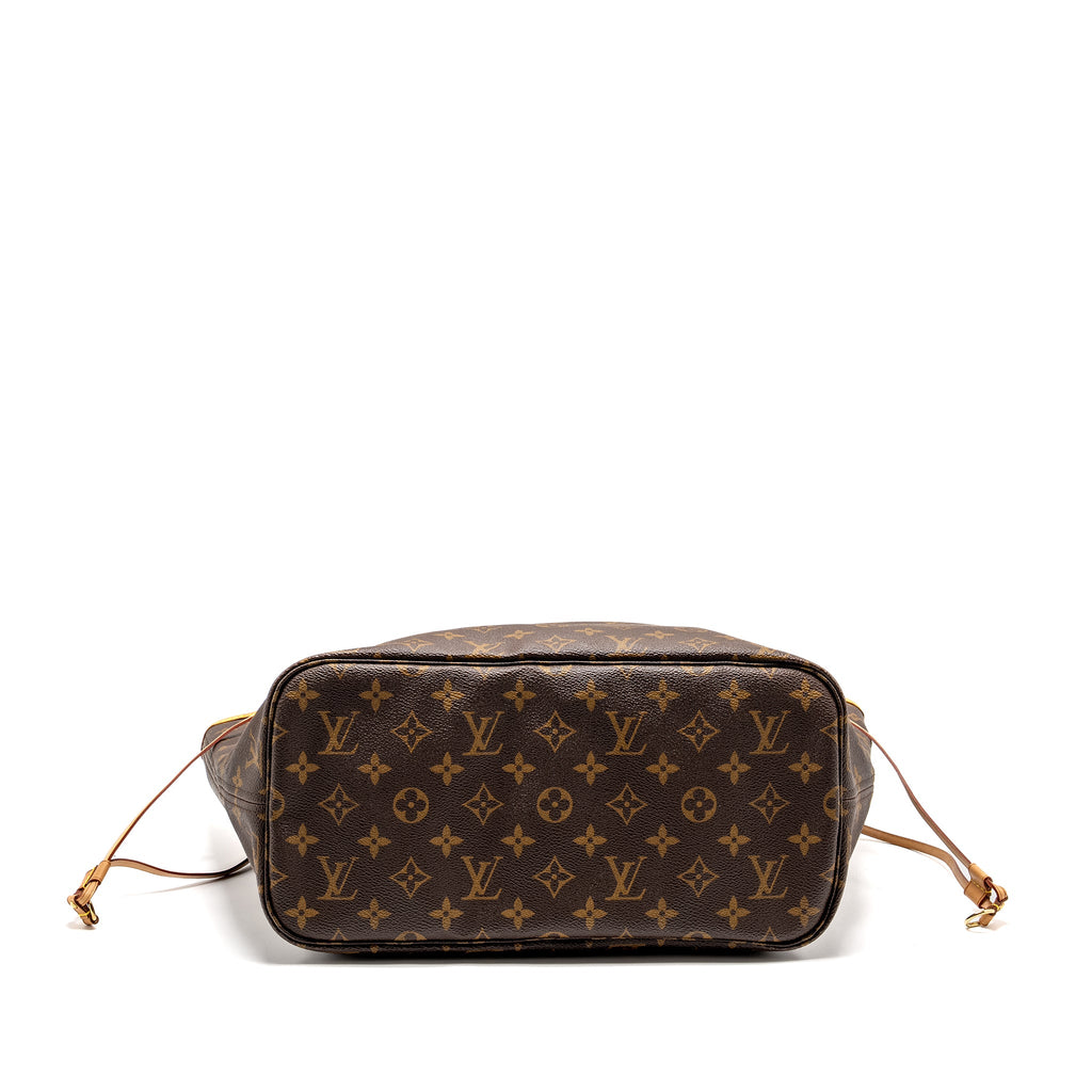 LOUIS VUITTON NEVERFULL MM MONOGRAM CANVAS GHW