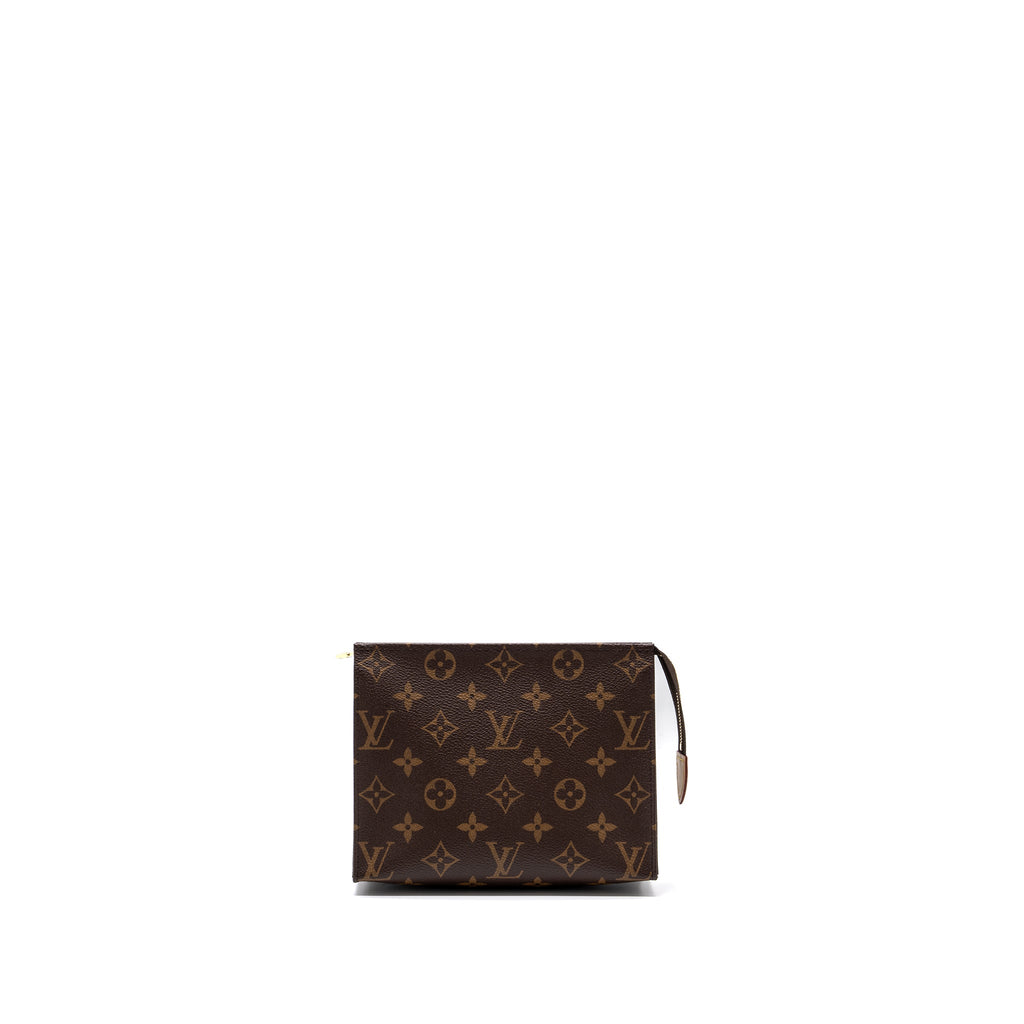 LOUIS VUITTON TOILETRY POUCH 19 MONOGRAM CANVAS GHW