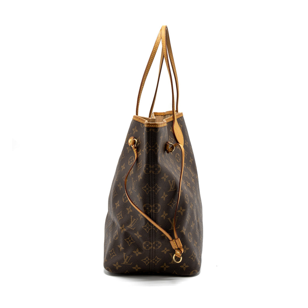 LOUIS VUITTON NEVERFULL GM MONOGRAM CANVAS GHW