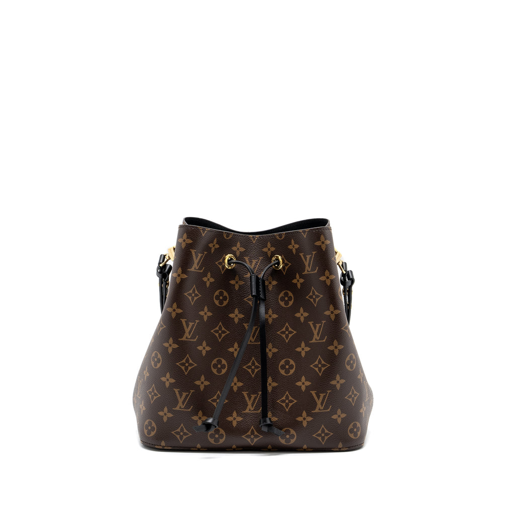 LOUIS VUITTON NEONOE MONOGRAM CANVAS BLACK GHW (NEW VERSION)