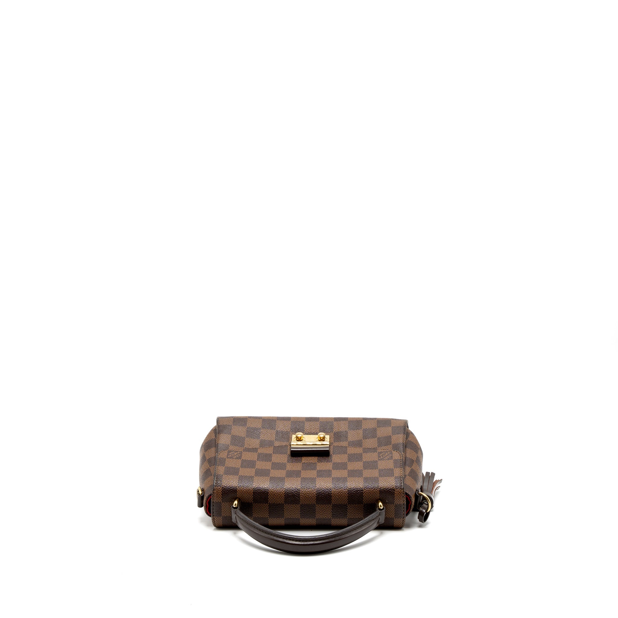 LOUIS VUITTON CROISETTE DAMIER EBENE CANVAS GHW