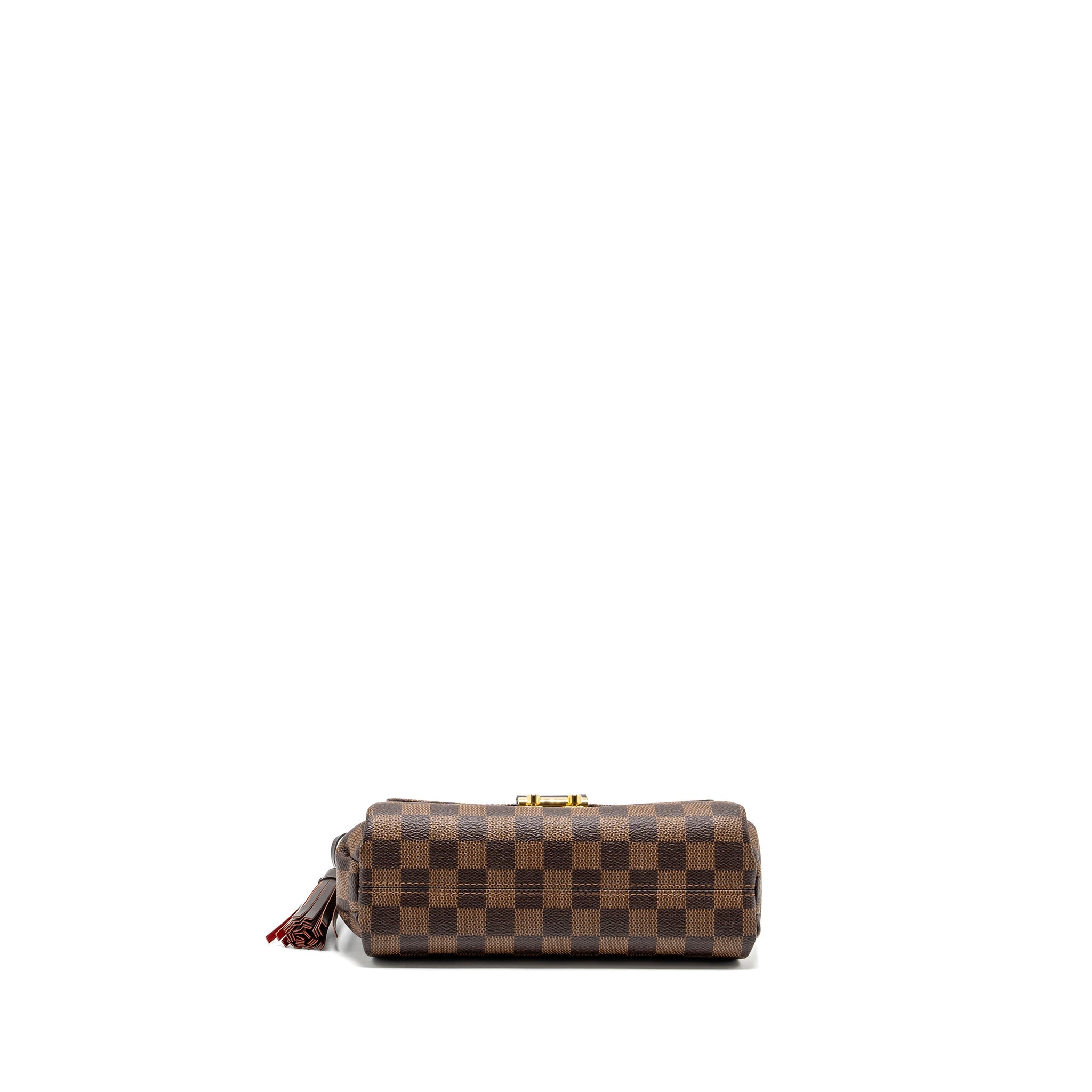 LOUIS VUITTON CROISETTE DAMIER EBENE CANVAS GHW