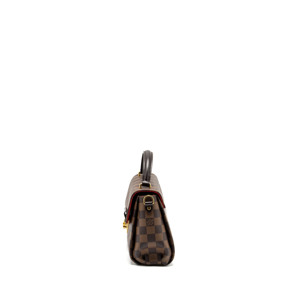 LOUIS VUITTON CROISETTE DAMIER EBENE CANVAS GHW