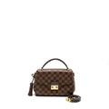 LOUIS VUITTON CROISETTE DAMIER EBENE CANVAS GHW