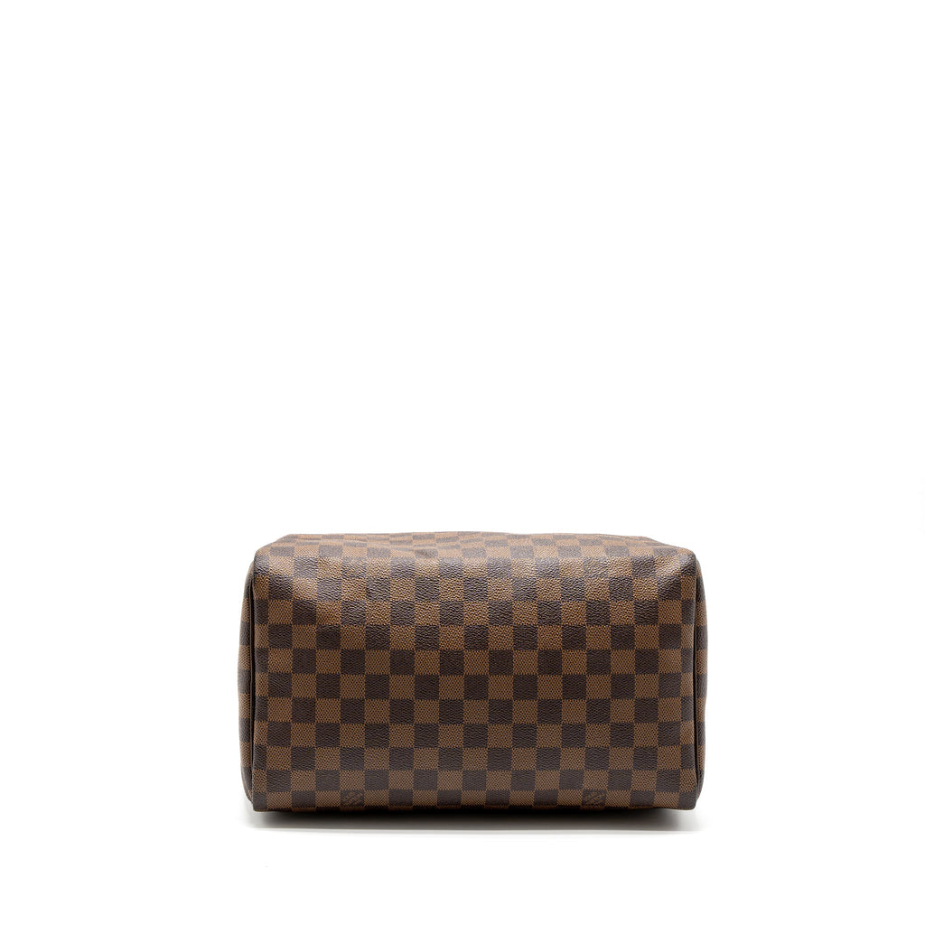 LOUIS VUITTON SPEEDY 30 DAMIER EBENE CANVAS GHW