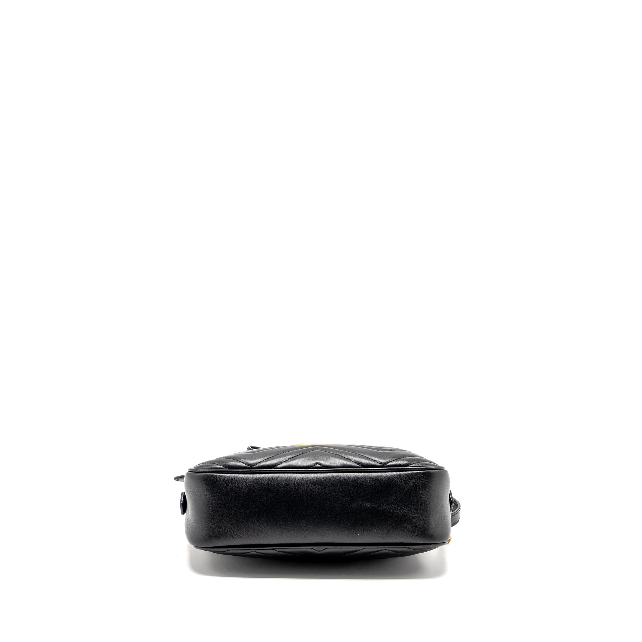 GUCCI MARMONT CAMERA BAG CALFSKIN BLACK GHW