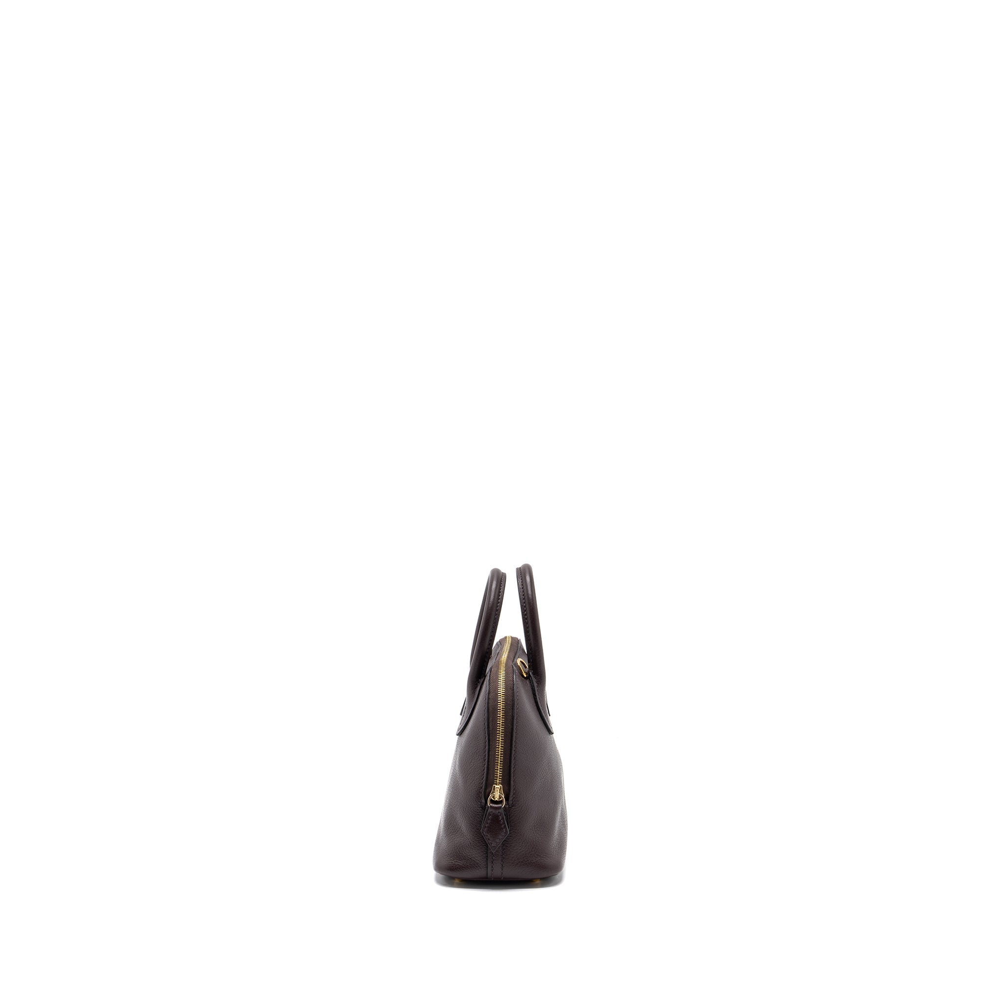 HERMES MINI BOLIDE EVERCOLOR ROUGE SELLIER / MAUVE SYLVESTRE GHW