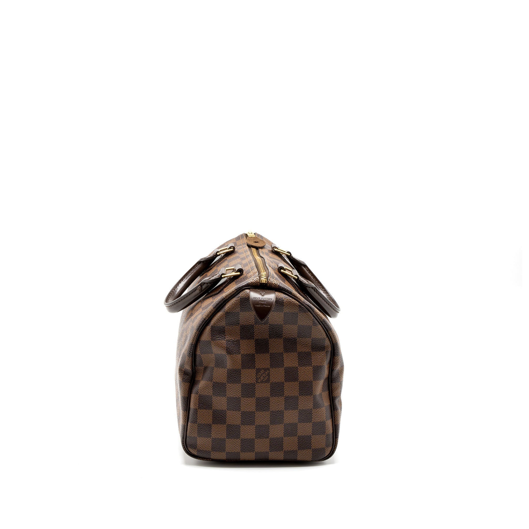 LOUIS VUITTON SPEEDY 30 DAMIER EBENE CANVAS GHW