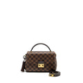 LOUIS VUITTON CROISETTE DAMIER EBENE CANVAS GHW