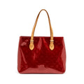 LOUIS VUITTON ZIP TOTE BAG PATENT RED GHW