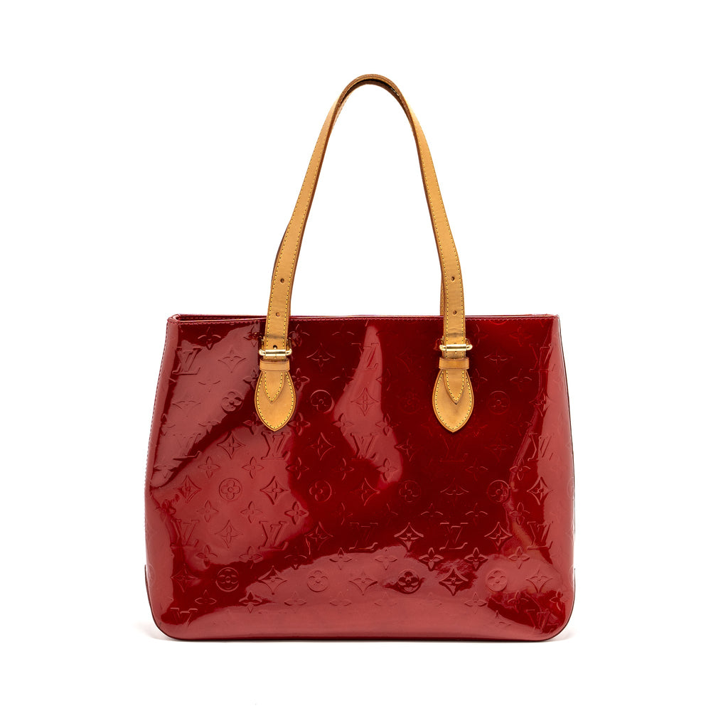 LOUIS VUITTON ZIP TOTE BAG PATENT RED GHW