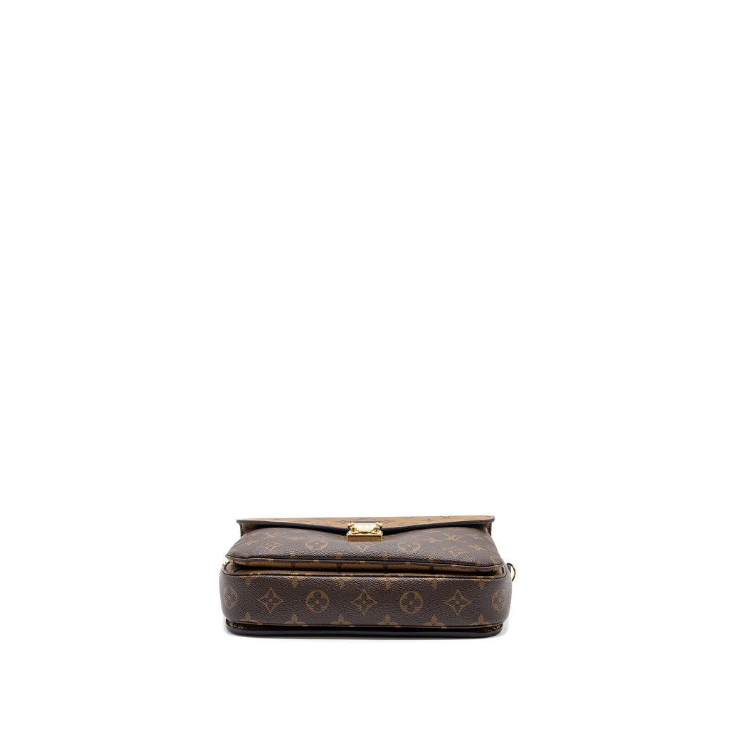 LOUIS VUITTON POCHETTE MÉTIS REVERSE MONOGRAM CANVAS GHW