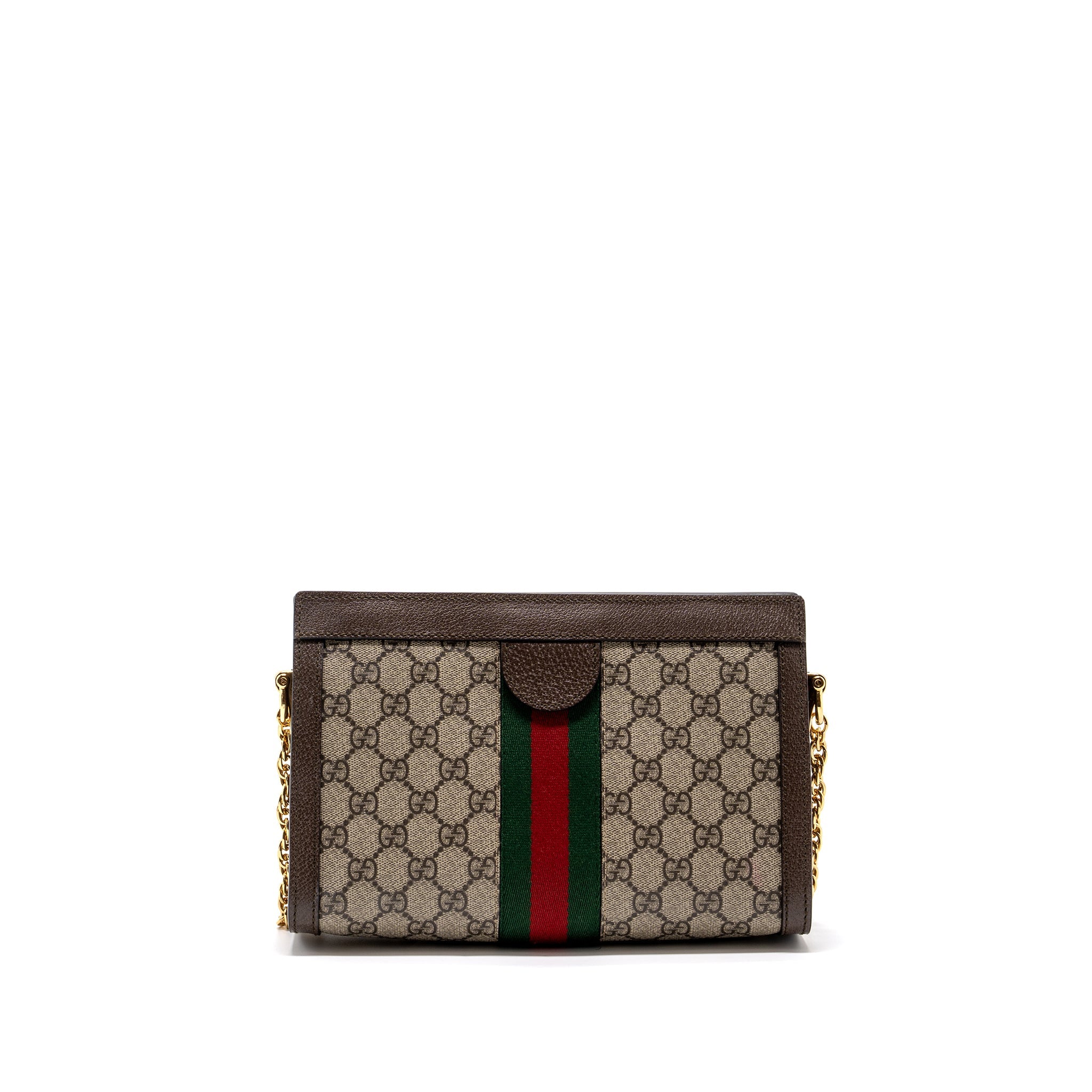 GUCCI OPHIDIA SHOULDER BAG GG SUPREME CANVAS GHW