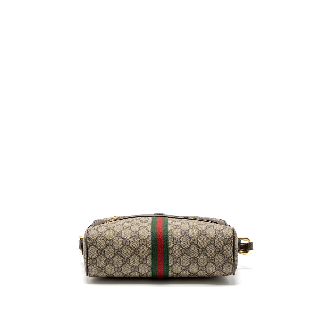 GUCCI OPHIDIA SHOULDER BAG GG SUPREME CANVAS GHW