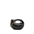 BOTTEGA VENETA MINI JODIE CHAIN BAG LAMBSKIN BLACK GHW