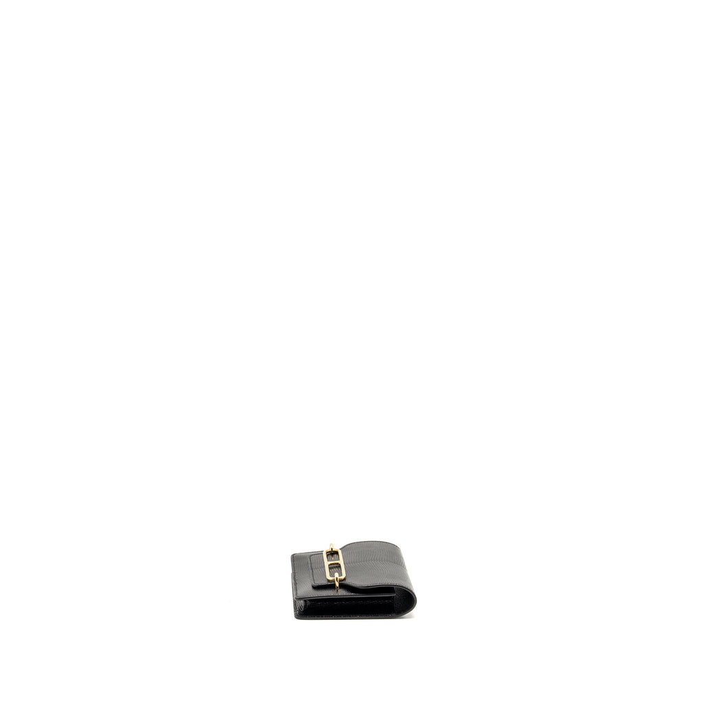 HERMES ROULIS SLIM LIZARD BLACK GHW