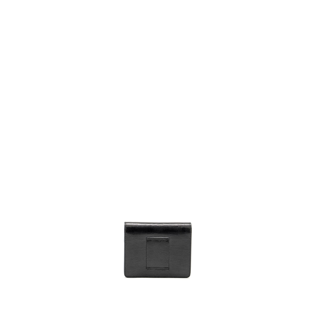 HERMES ROULIS SLIM LIZARD BLACK GHW