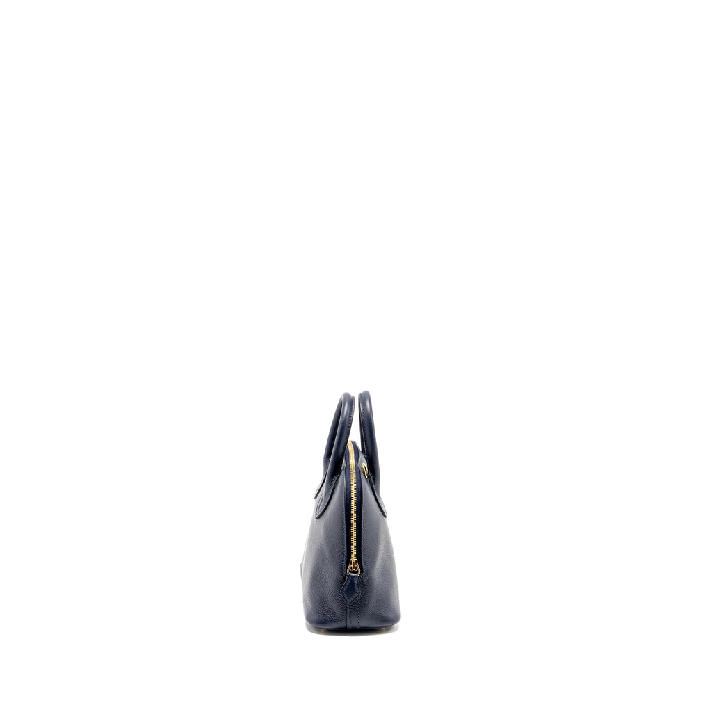 HERMES MINI BOLIDE EVERCOLOR BLUE NUIT GHW