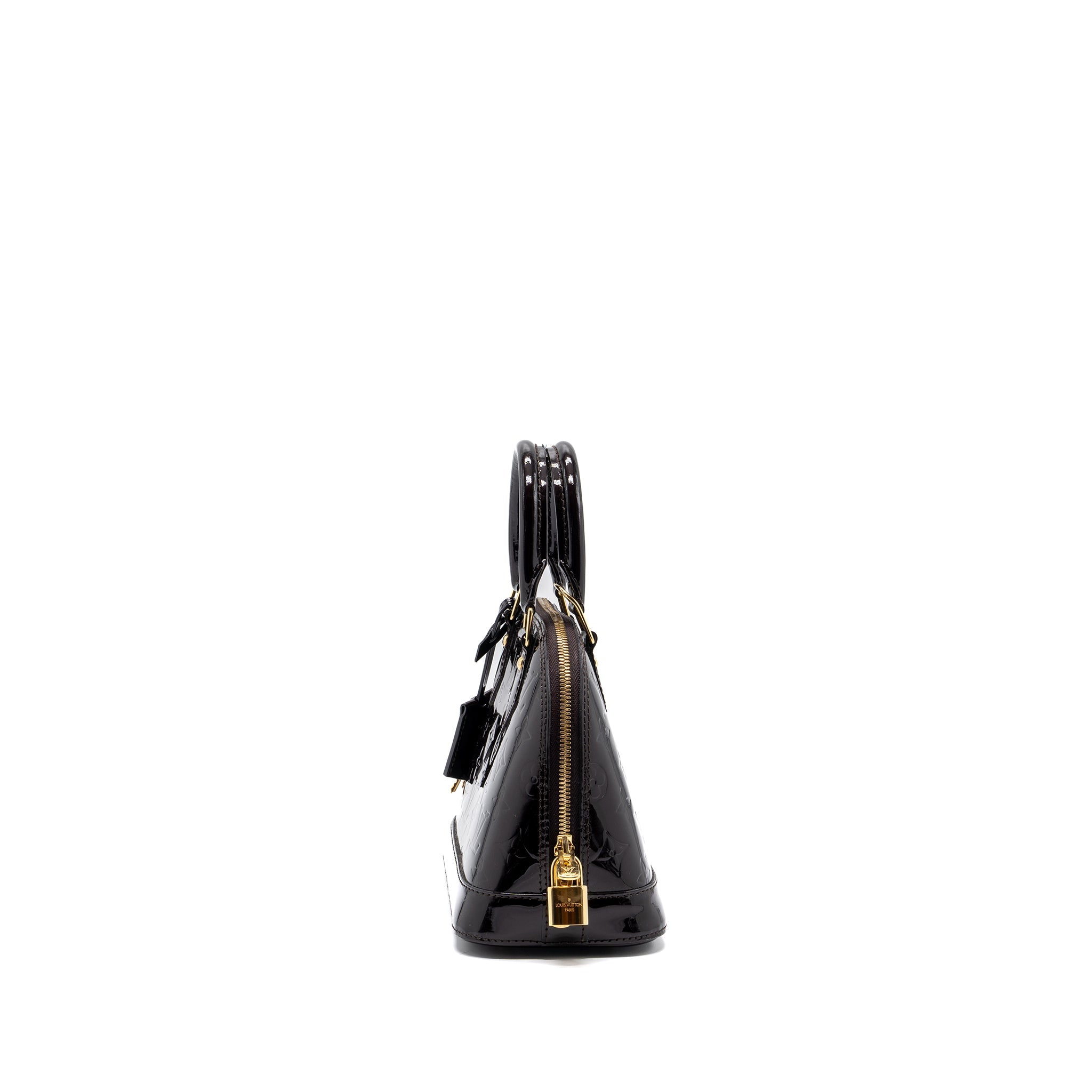 LOUIS VUITTON ALMA BB PATENT AMARANTE GHW