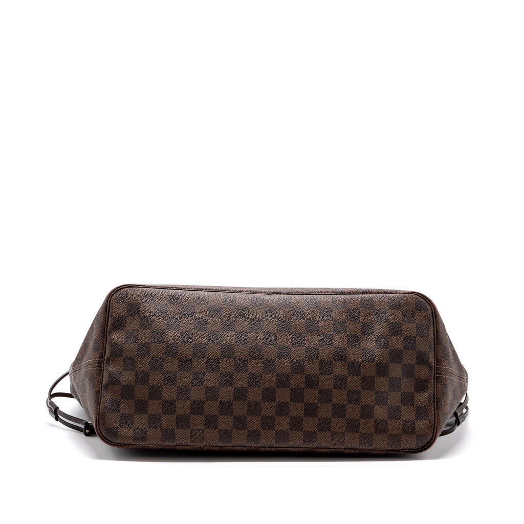 LOUIS VUITTON NEVERFULL DAMIER EBENE GM GHW