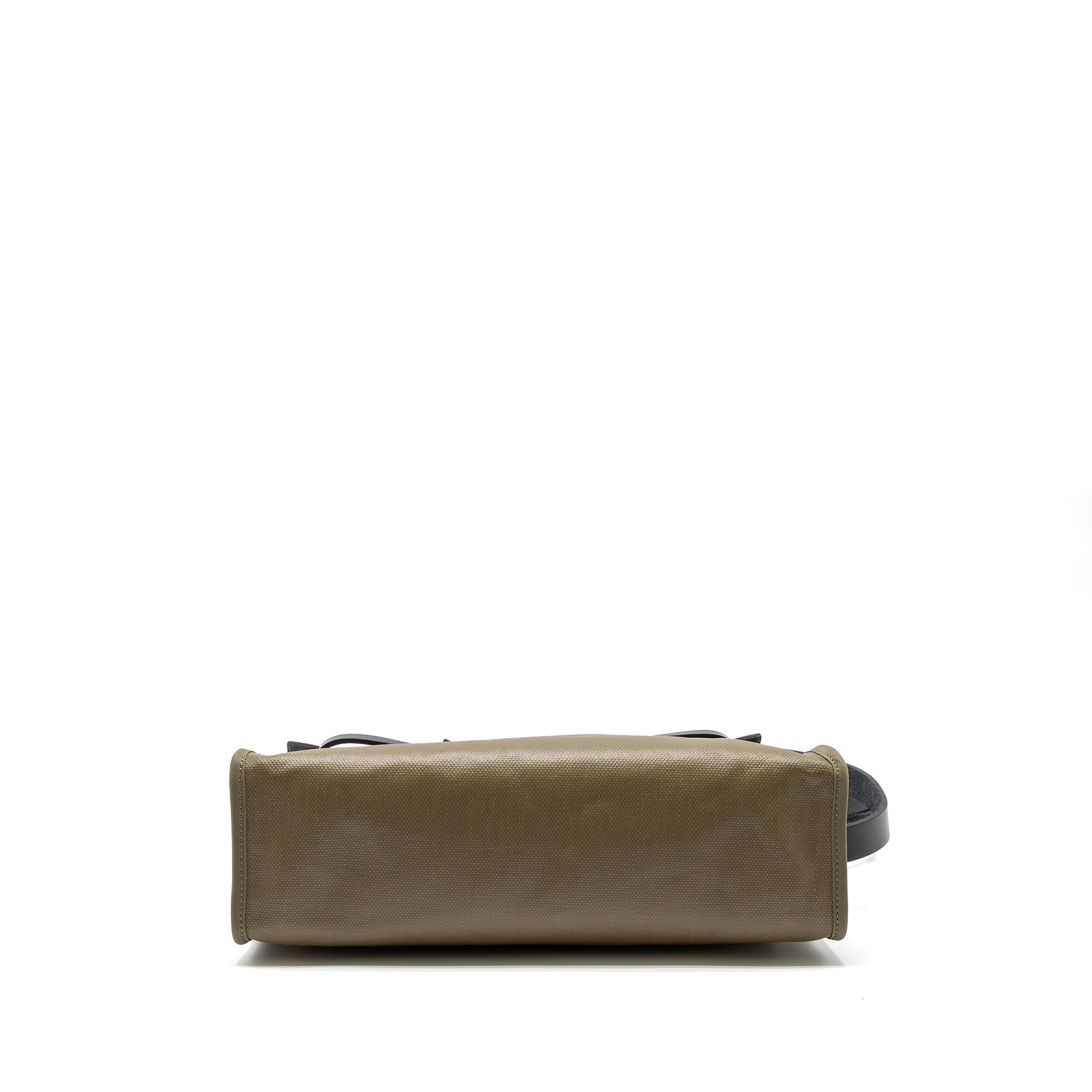 HERMES HERBAG 31 ZIP BAG TOLIE H BERLINE CANVAS/VACHE HUNTER LICHEN/ECRU-BEIGE/BLACK GHW