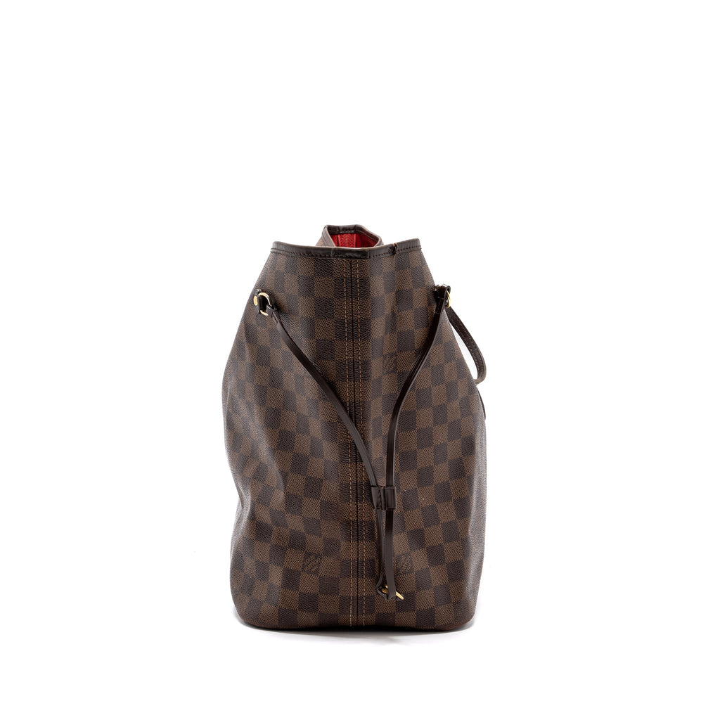 LOUIS VUITTON NEVERFULL DAMIER EBENE GM GHW
