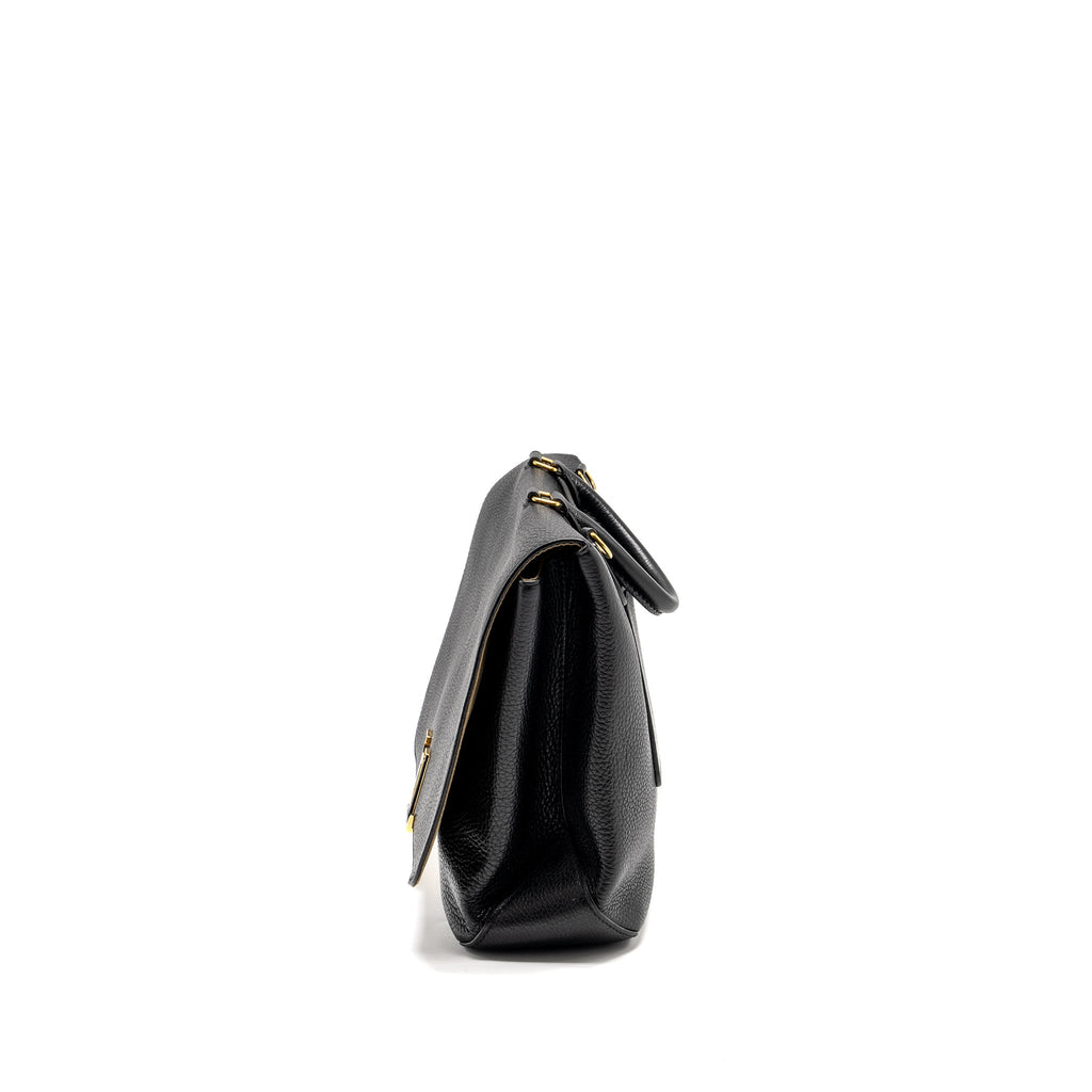 LOUIS VUITTON VOLTA BAG LEATHER BLACK GHW