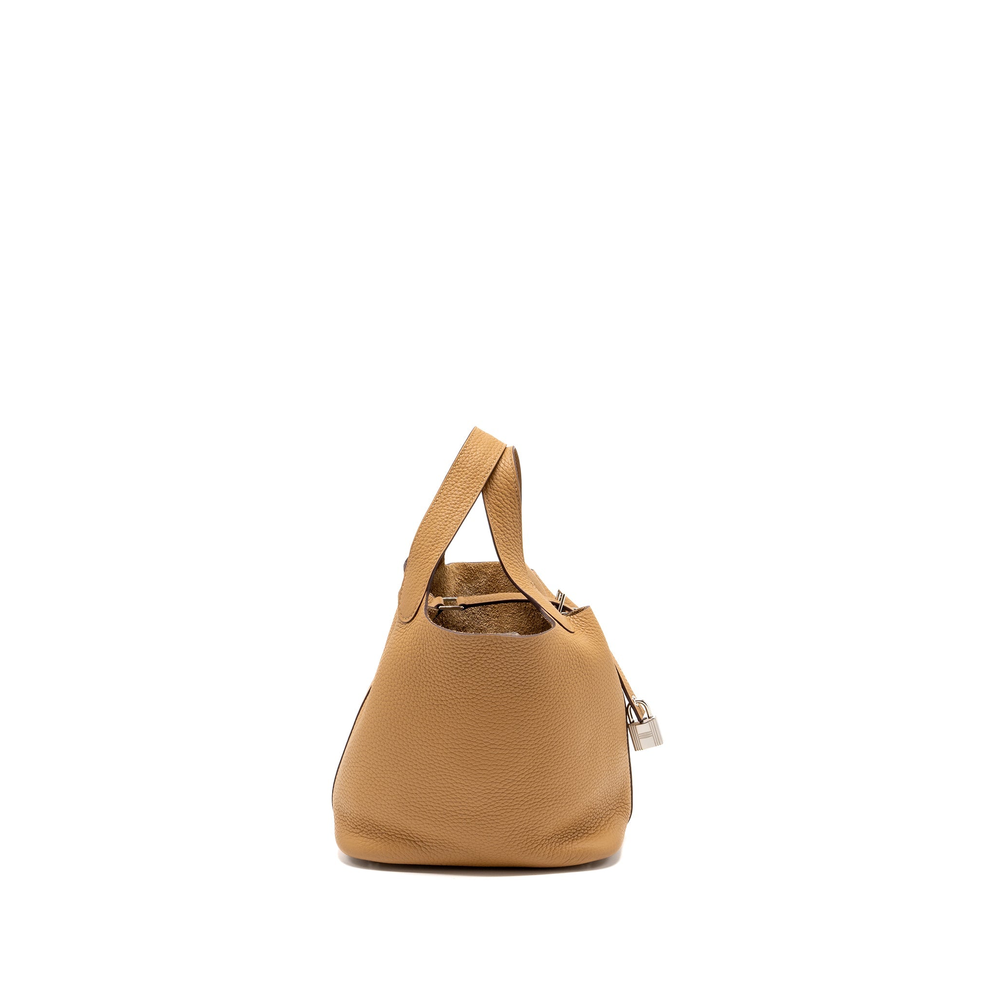 HERMES PICOTIN 18 LOCK BAG CLEMENCE BISCUIT SHW