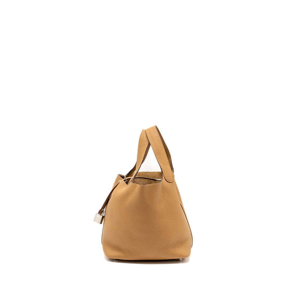 HERMES PICOTIN 18 LOCK BAG CLEMENCE BISCUIT SHW