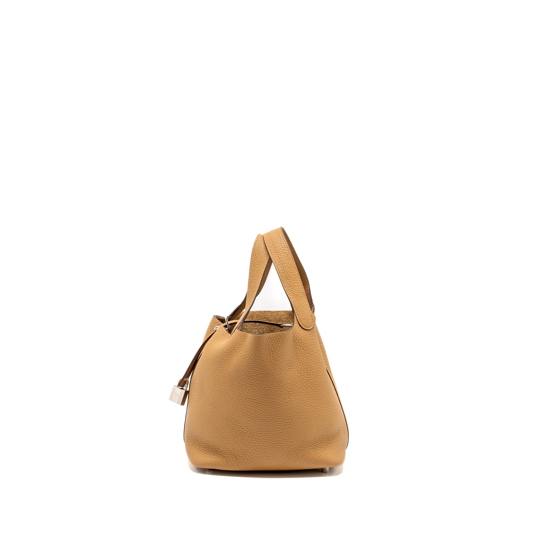 HERMES PICOTIN 18 LOCK BAG CLEMENCE BISCUIT SHW
