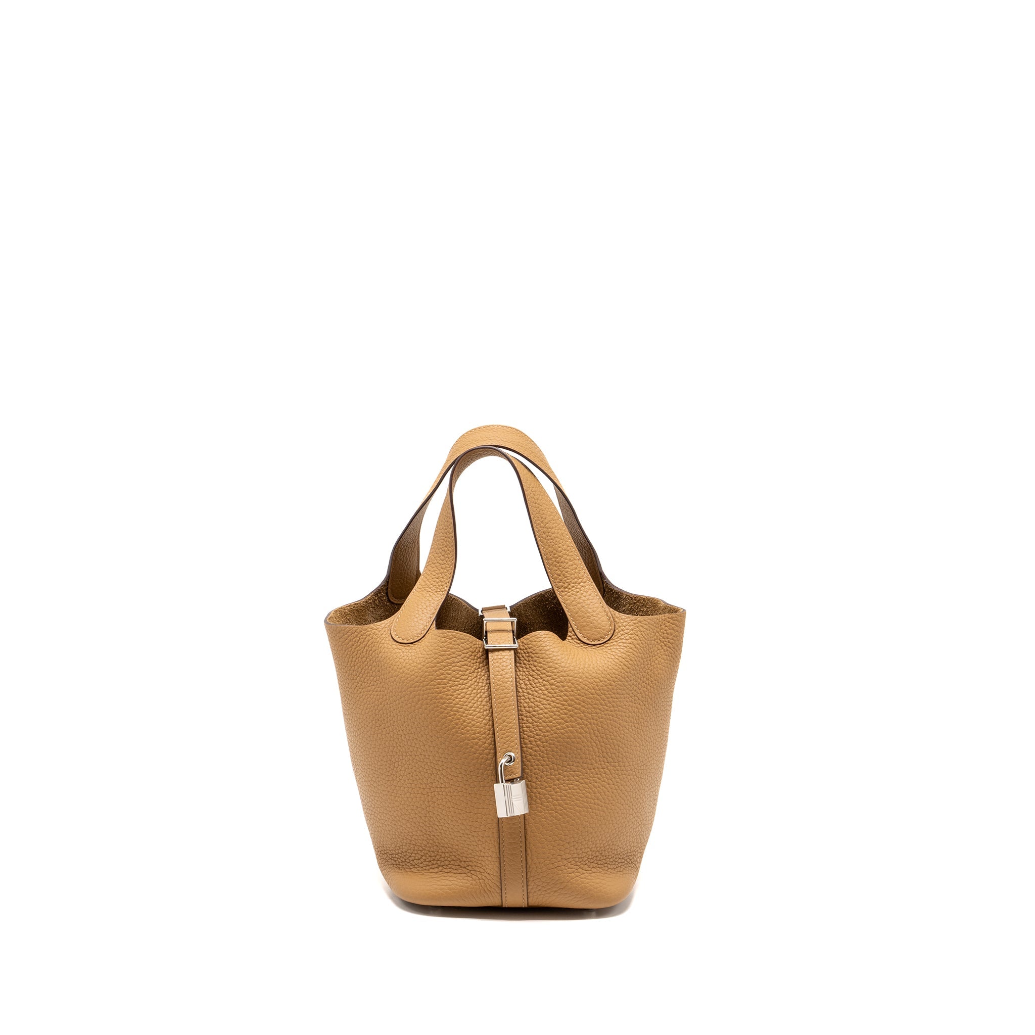 HERMES PICOTIN 18 LOCK BAG CLEMENCE BISCUIT SHW