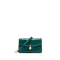 BVLGARI SERPENTI FOREVER CHAIN BAG CALFSKIN GREEN LGHW