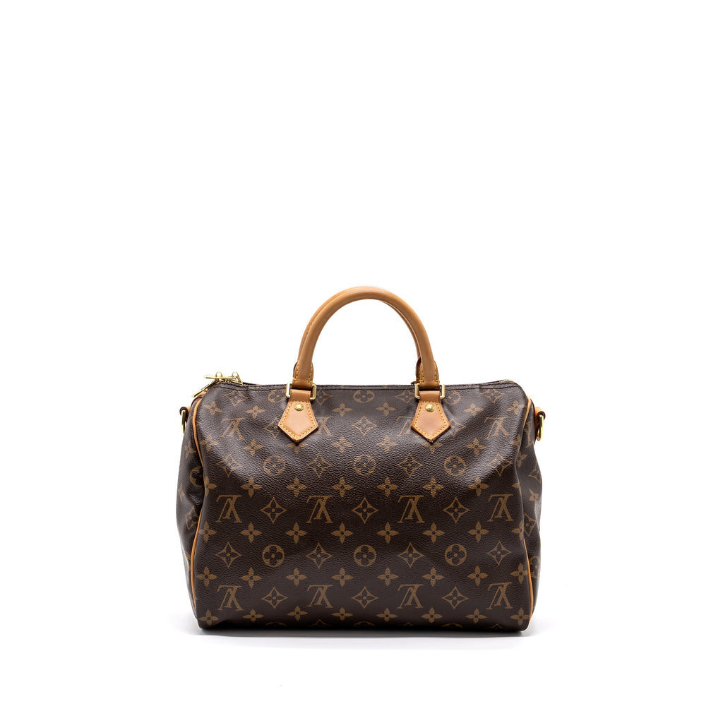 LOUIS VUITTON SPEEDY BANDOULIERE 30 MONOGRAM CANVAS GHW