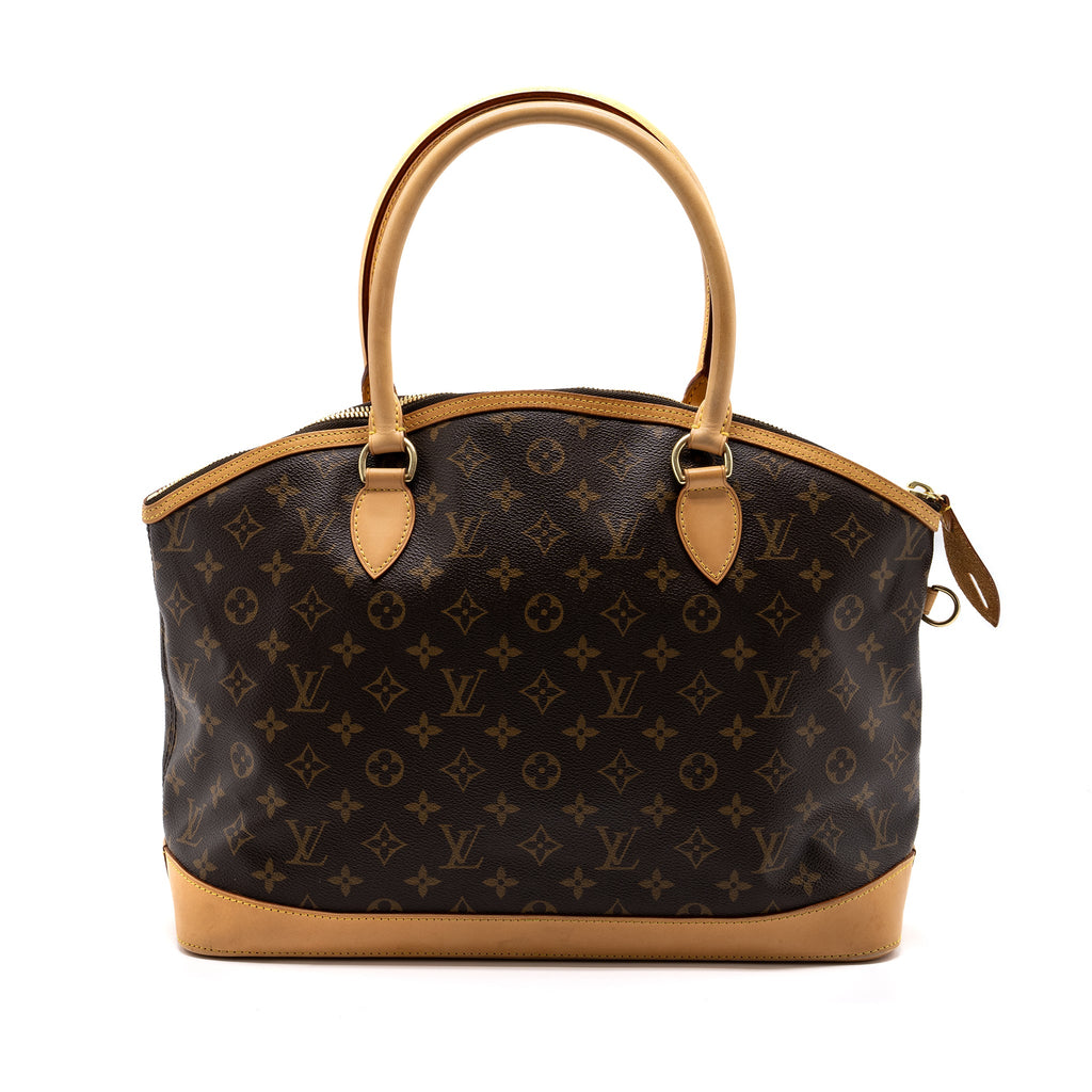 LOUIS VUITTON ZIPPER TOTE BAG MONOGRAM CANVAS GHW