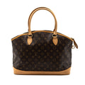 LOUIS VUITTON ZIPPER TOTE BAG MONOGRAM CANVAS GHW