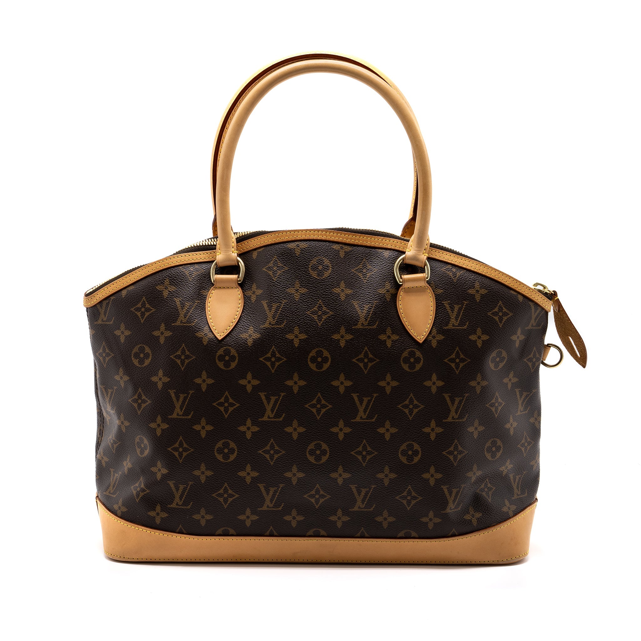 LOUIS VUITTON ZIPPER TOTE BAG MONOGRAM CANVAS GHW