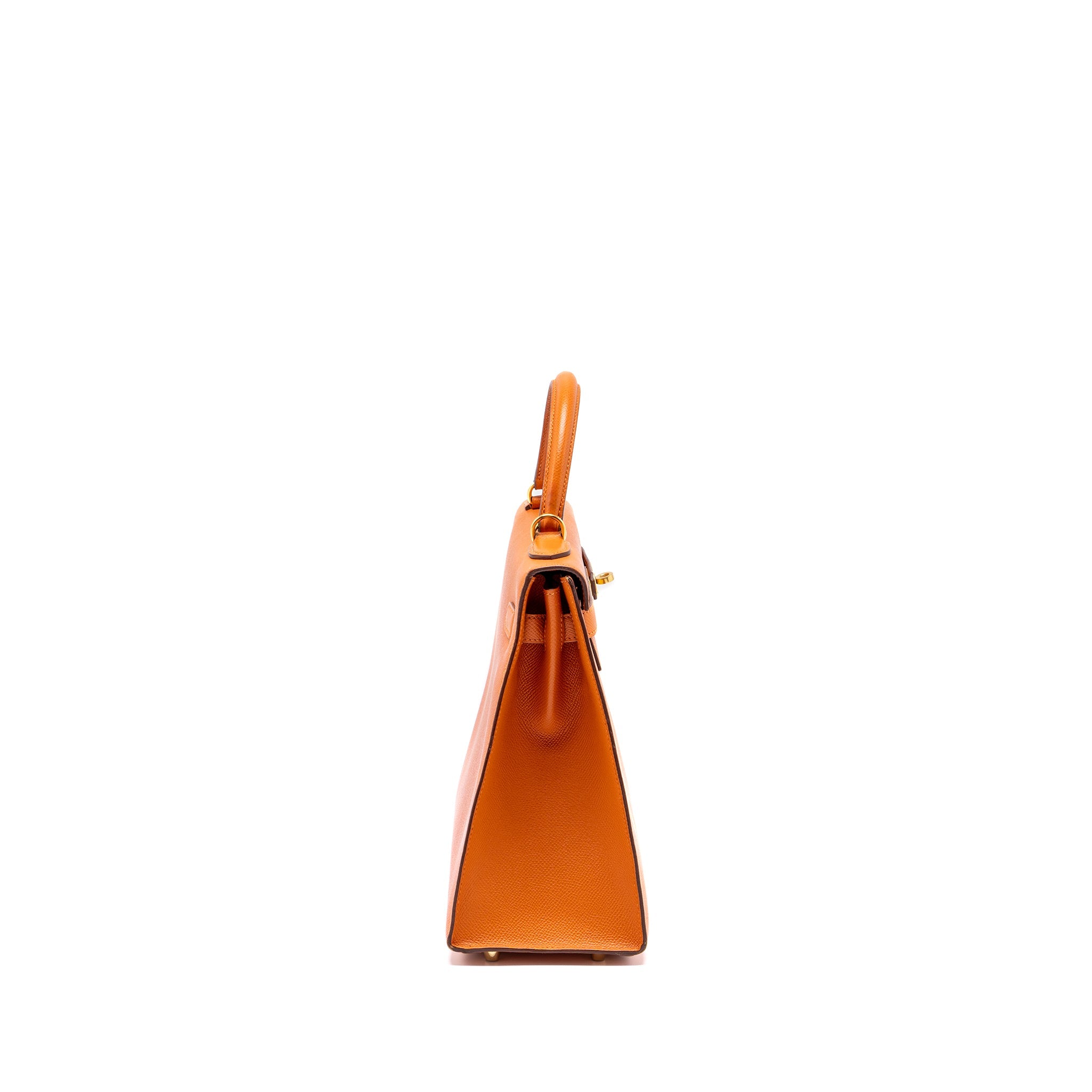 HERMES KELLY 32 EPSOM ORANGE GHW