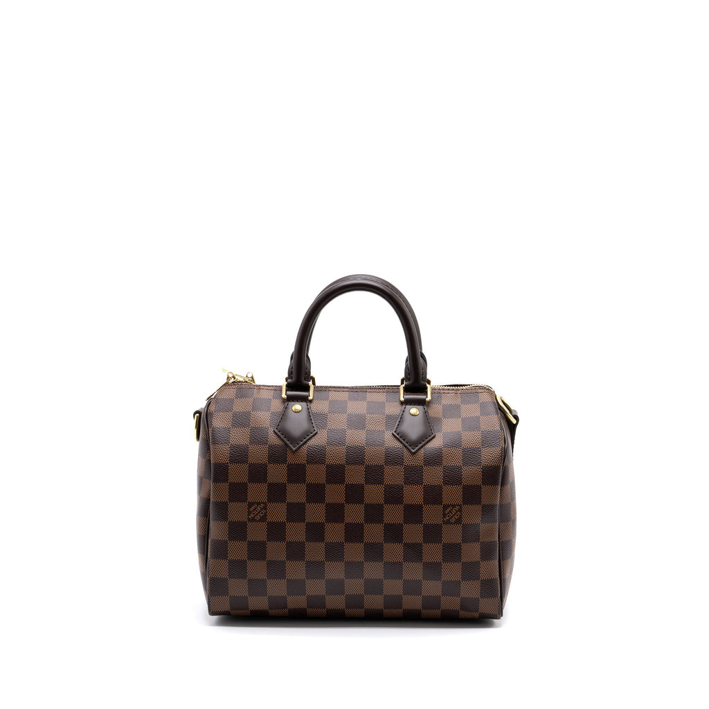 LOUIS VUITTON SPEEDY BANDOULIERE 25 DAMIER EBENE CANVAS GHW(NEW VERSION)