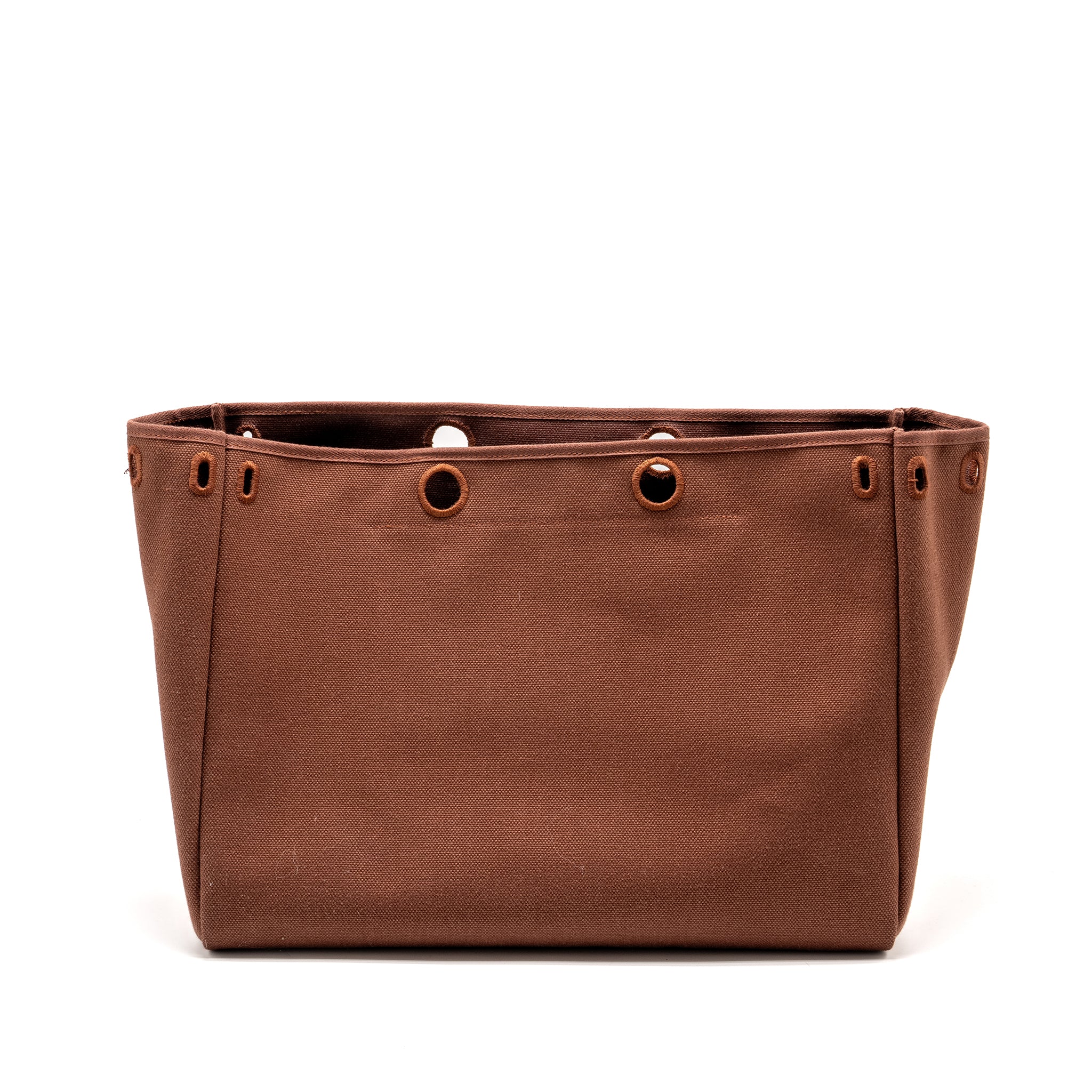 HERMES HERBAG CABAS TOTE BAG TOILE CANVAS/LEATHER GHW