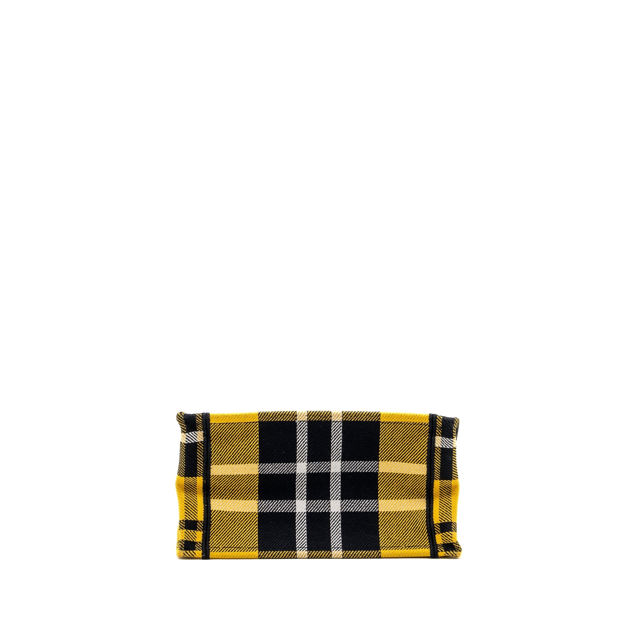 DIOR SMALL BOOK TOTE CANVAS YELLOW / BLACK
