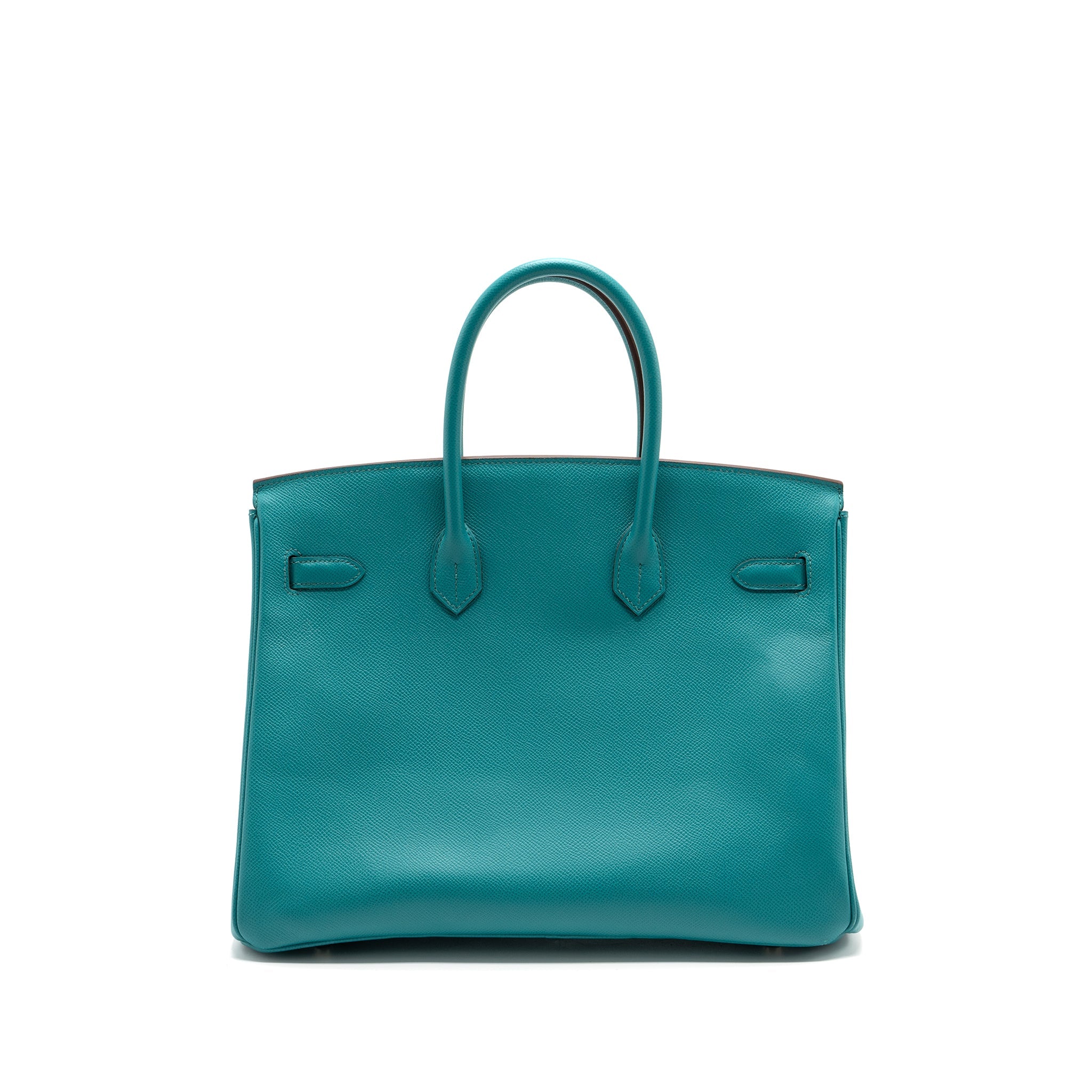 HERMES BIRKIN 35 EPSOM BLUE PAON SHW