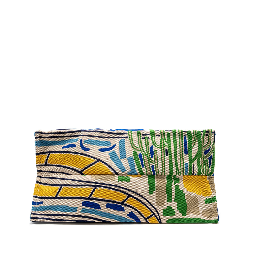 HERMES FARNIENTE BEACH BAG COTTON MULTICOLOUR SHW