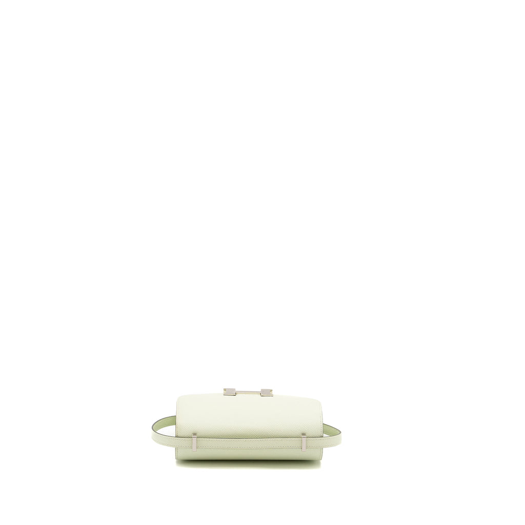 HERMES MINI CONSTANCE EPSOM VERT FIZZ SHW