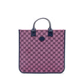 GUCCI KIDS TOTE BAG CANVAS / LEATHER PINK / DARK BLUE