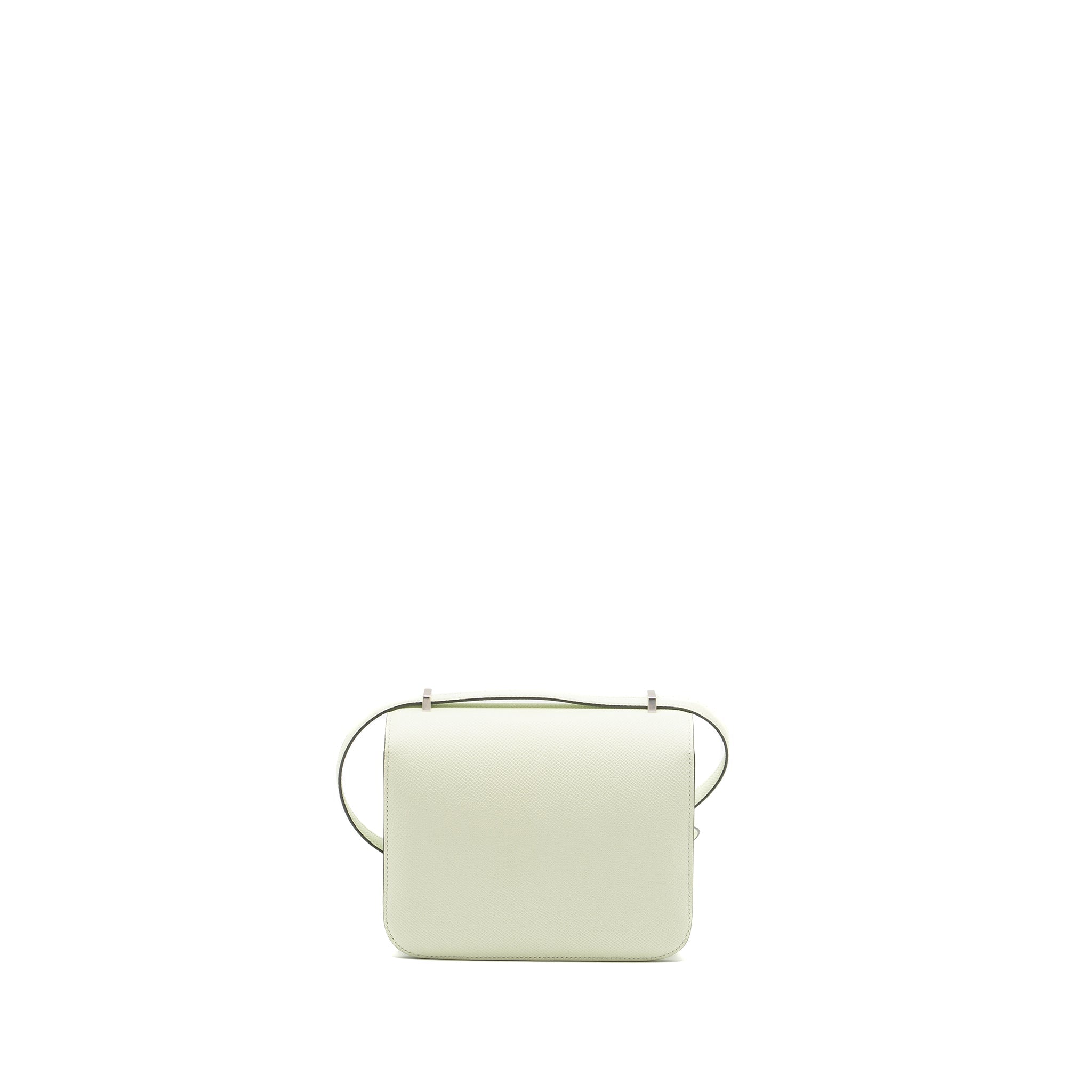HERMES MINI CONSTANCE EPSOM VERT FIZZ SHW