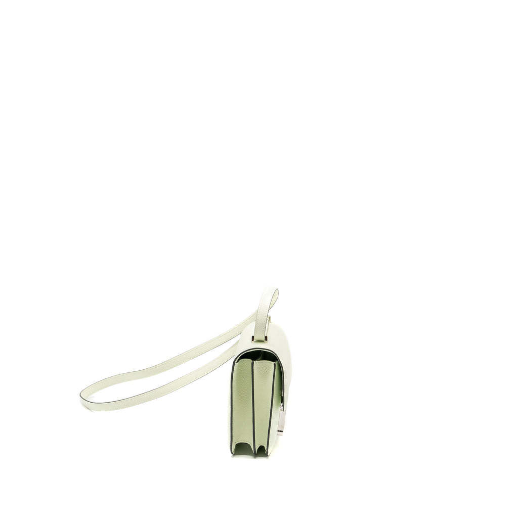 HERMES MINI CONSTANCE EPSOM VERT FIZZ SHW