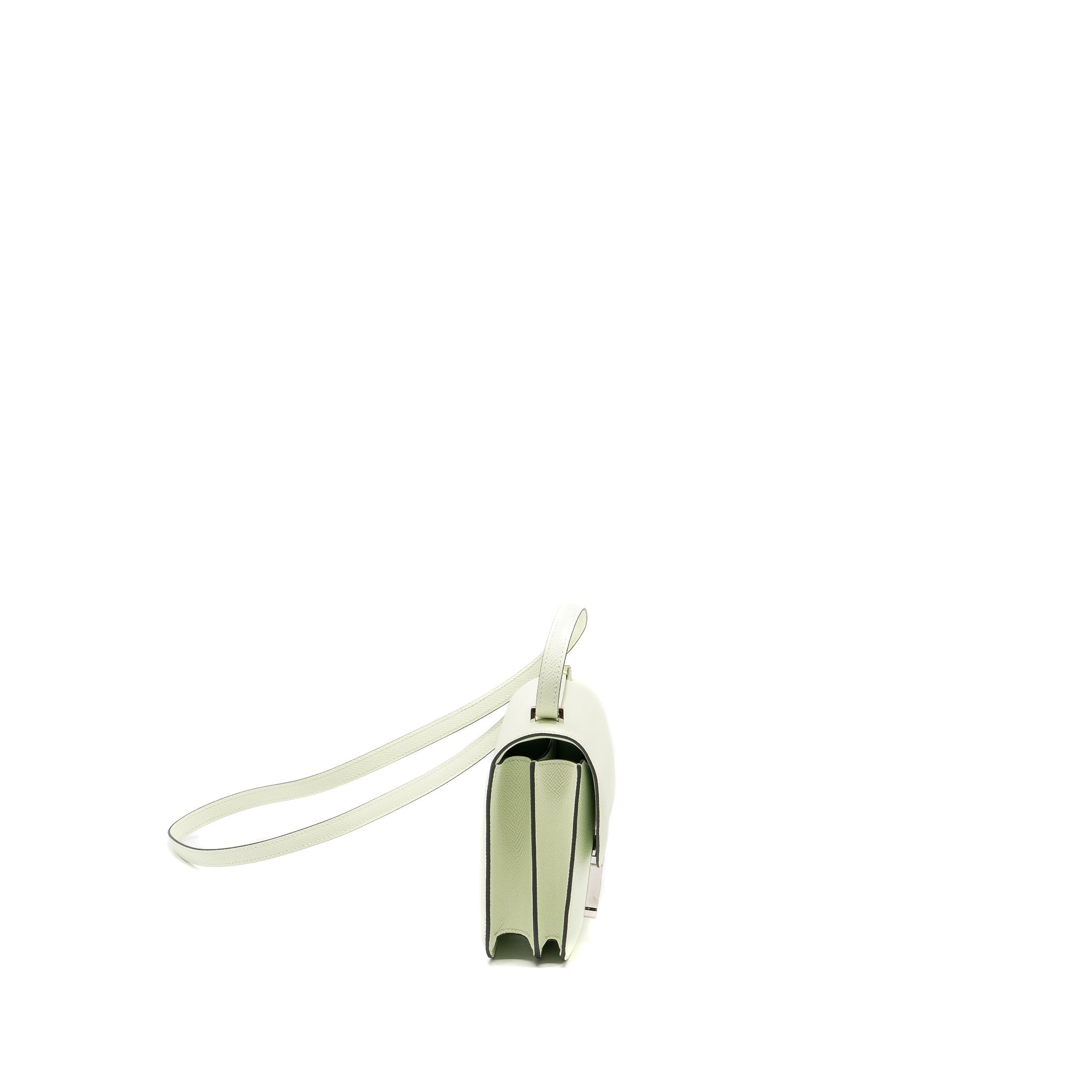 HERMES MINI CONSTANCE EPSOM VERT FIZZ SHW