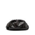 BOTTEGA VENETA CLUTCH CALFSKIN DARK BROWN GHW