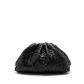 BOTTEGA VENETA POUCH INTRECCIATO LEATHER CLUTCH LAMBSKIN BLACK