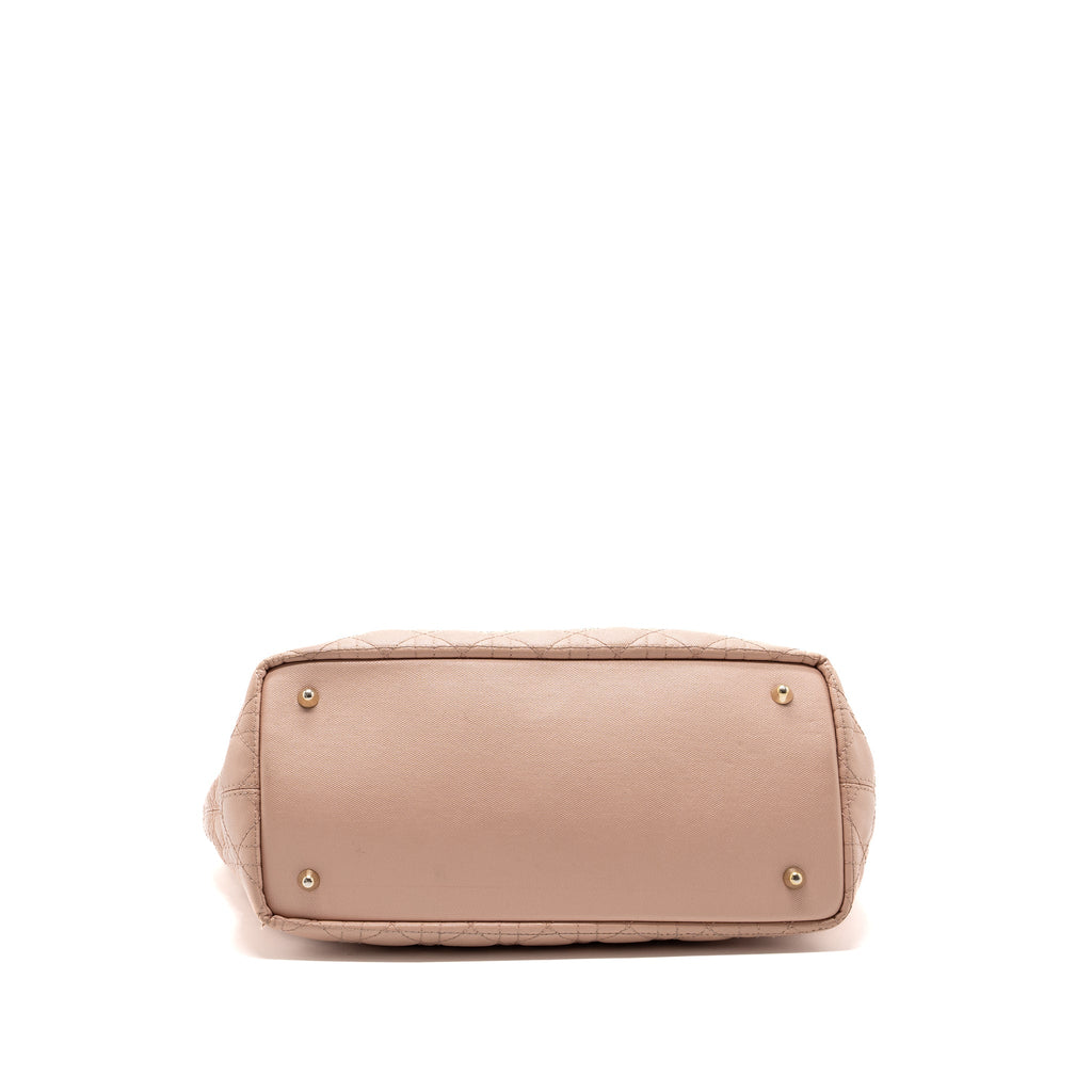 DIOR SMALL SHOPPING TOTE BAG LIGHT PINK GHW